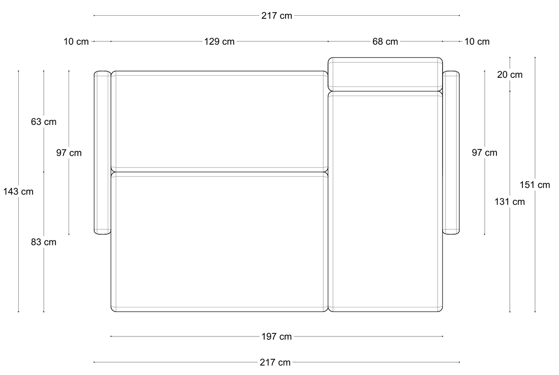 Narożnik Mar Form – wymiary/zdjęcie 3