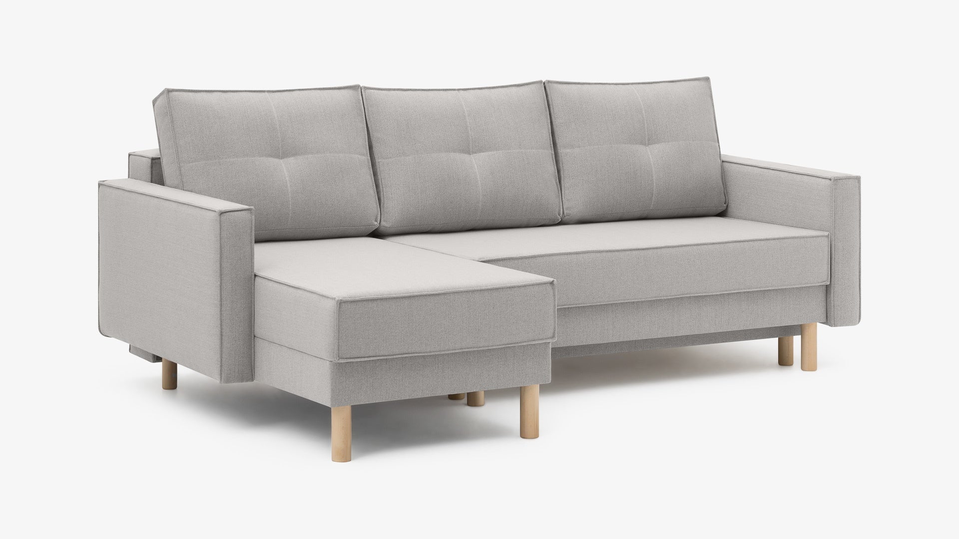 Narożnik Mar Line II - Seattle Light Grey — wersja lewa