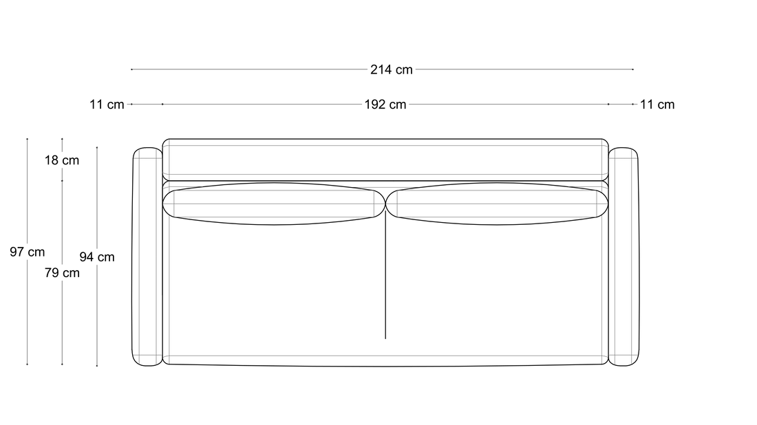 Sofa Mar Arco – wymiary 4