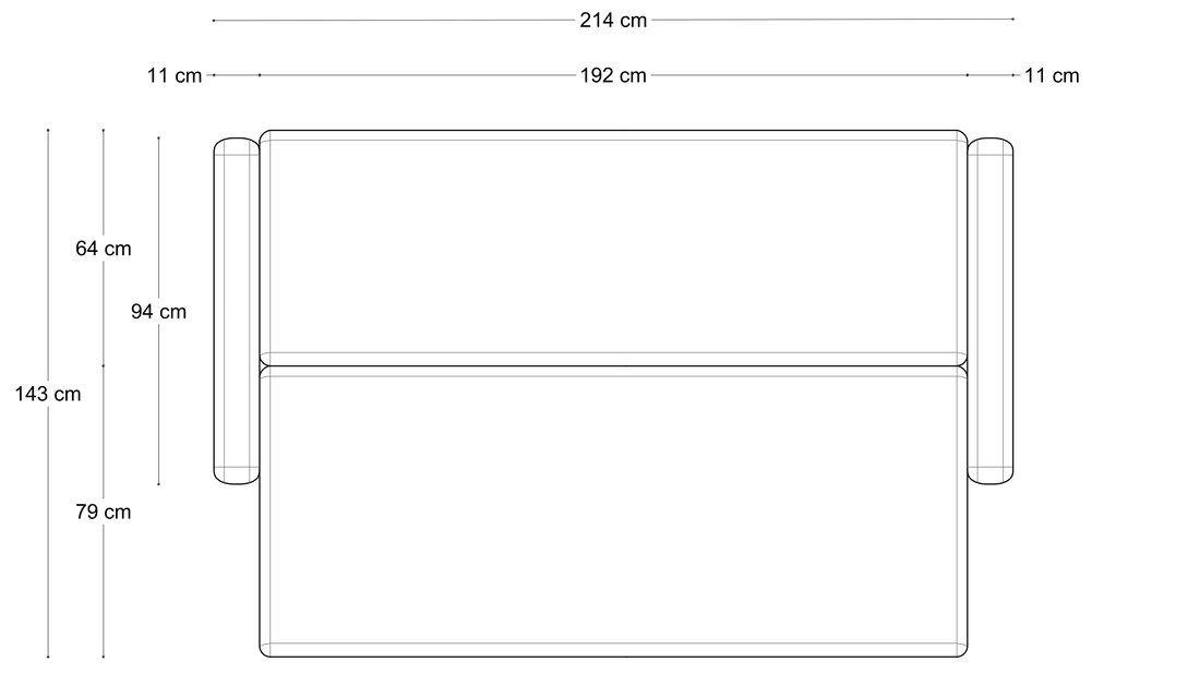 Sofa Mar Form – wymiary 3