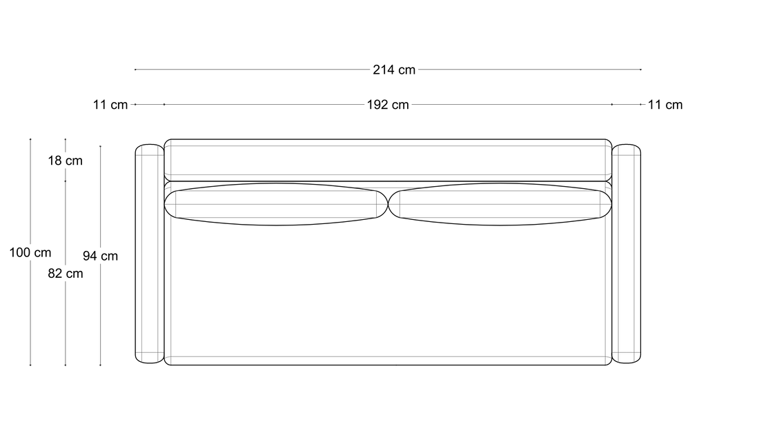 Sofa Mar Form – wymiary 4