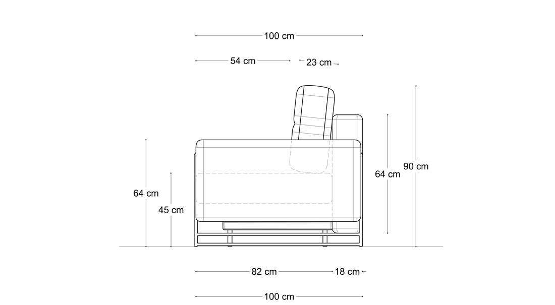 Sofa Mar Freia – wymiary 2