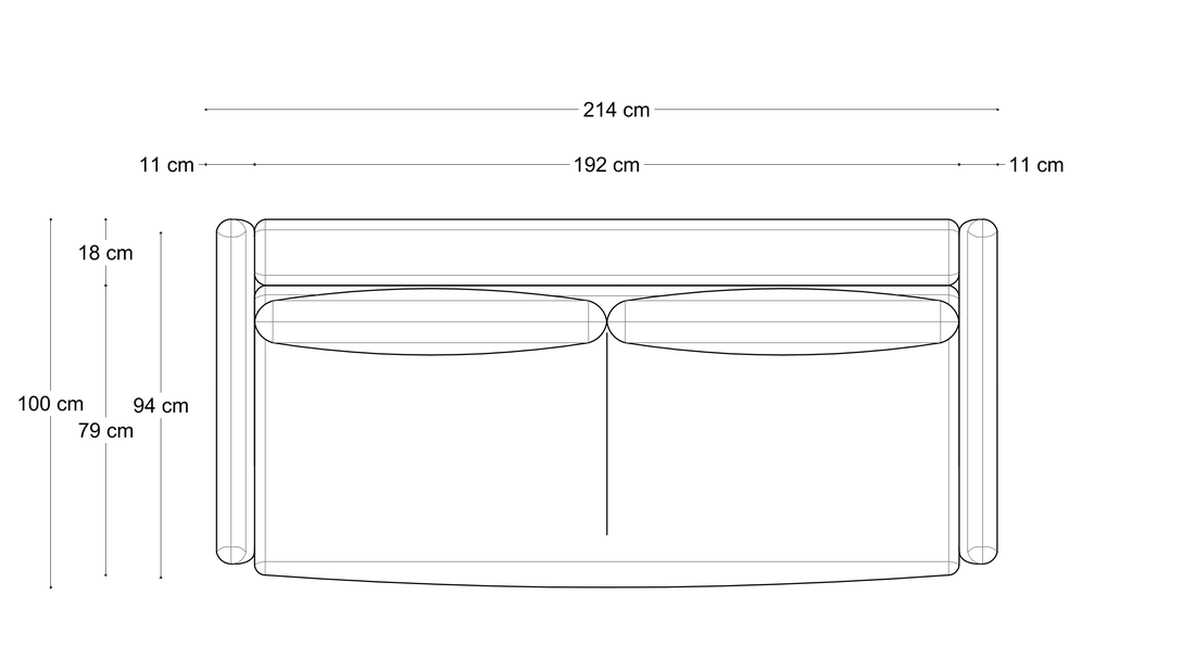 Sofa Mar Lune – wymiary 4