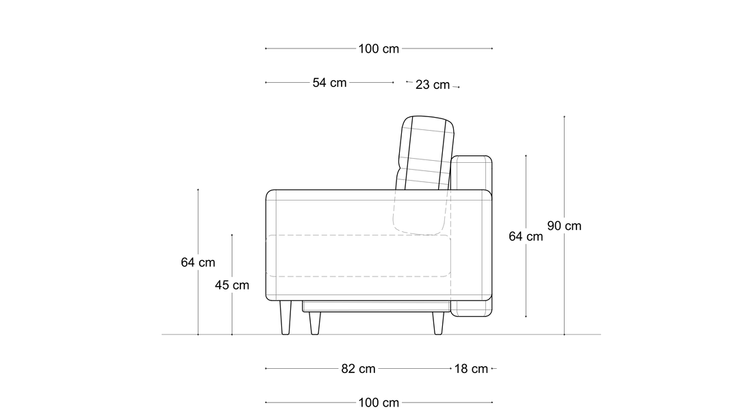 Sofa Mar Manu – wymiary 2