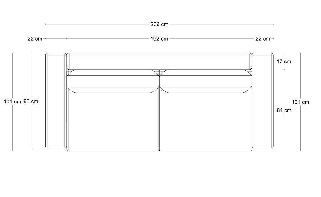 Sofa Nava Argo – wymiary 4