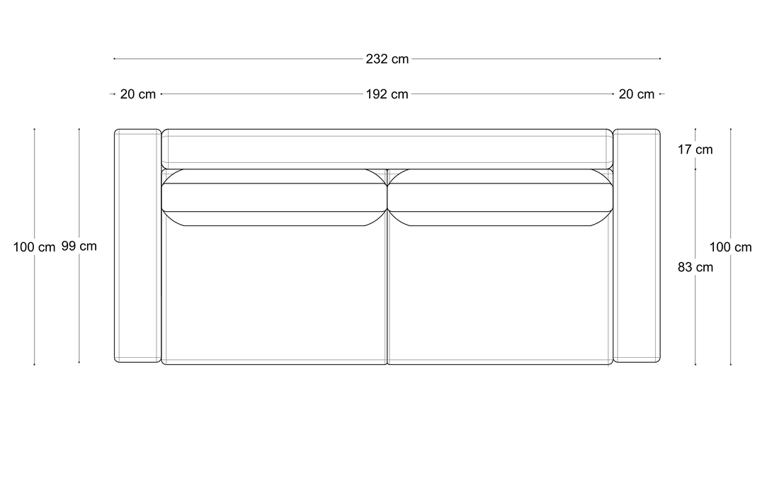 Sofa Nava Como – wymiary 4
